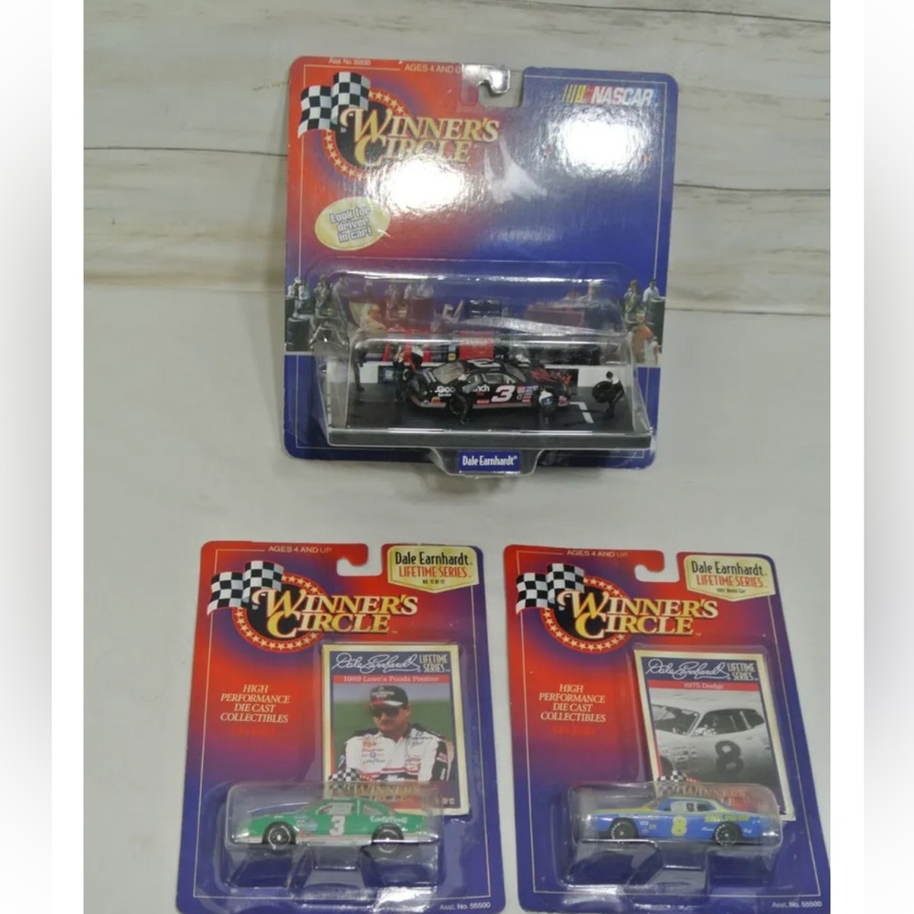 1997 1998 3 Dale Earnhardt 1/64 Winners Circle Pit Row Lifetime Diecast Car #3 8